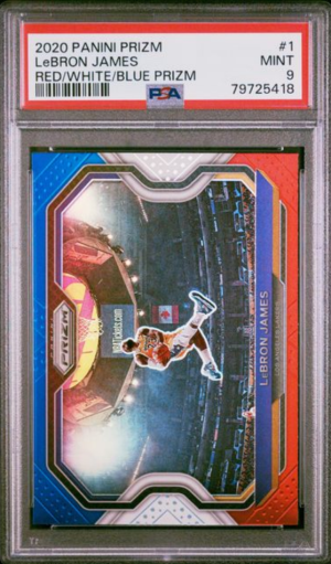 Lebron James Kobe Tribute RWB SP MINT front